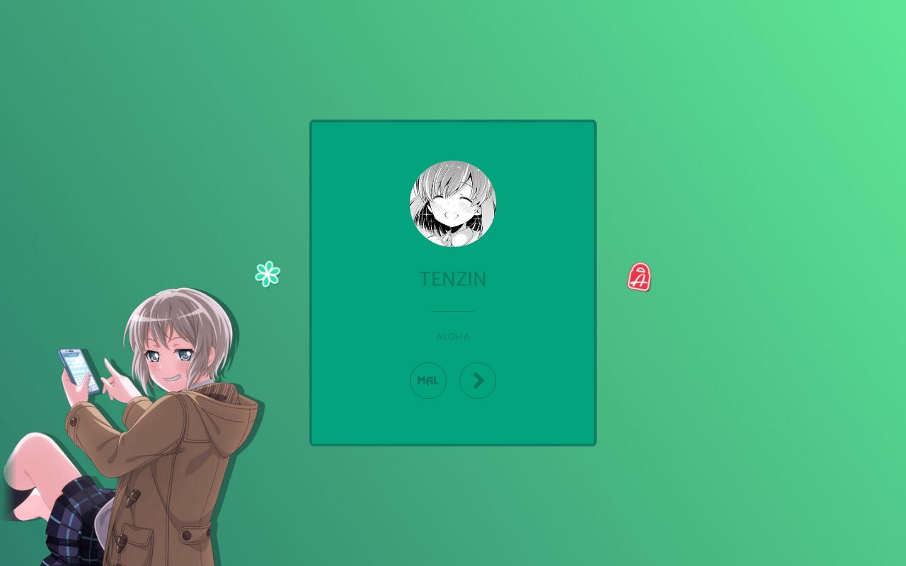 Carrd profile picture for @tenzin